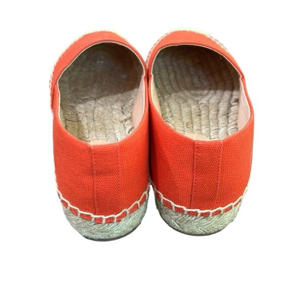 J.Crew thicker braid canvas classic espadrille vivid flame women’s size 6.5 - Picture 6 of 9